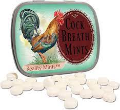 Amazon.com : Cock Breath Mints Funny Rooster Gags for Women Weird Stocking  Stuffers Peppermint Breath Mints Secret Santa White Elephant Ideas  Bachelorette Party Favors : Grocery & Gourmet Food