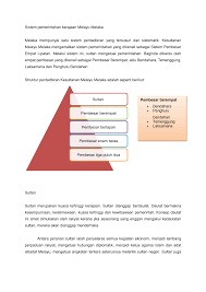 Islam memantapkan lagi sistem perundangan yang sedia ada. Https Xdocs Tips Doc Sistem Pemerintahan Kerajaan Melayu Melaka Xn4529pgdeoj