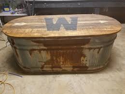 Daniels Galvanized Tub Coffee Table Perfection Coffee Table Farmhouse Diy Farmhouse Coffee Table Coffee Table