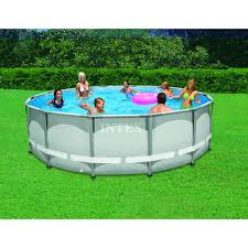 Intex Ultra Frame 14 Ft X 42 In Round Pool Set With 1 000 Gal Filter Pump View Number 1 Round Pool Pool Intex