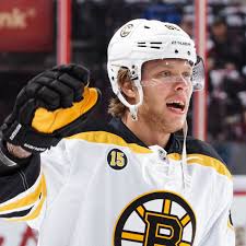 The initial logo for boston bruins was created in 1924 and featured a light brown and yellow badge with the outlined image of a bear in profile. Bruins Re Sign David Pastrnak To 6 Year 40 Million Contract Sbnation Com