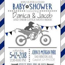 Motocross Baby Shower Invitation Dirt Bike Open House Shower Invite Motorbike Baby Shower Motorcycle Party Invitation Digital File Invitaciones De Baby Shower De Varon Baby Shower Invitaciones Invitaciones