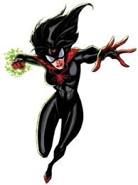 It could very well be a dangerous female back widow spider. Jessica Drew Earth 616 Spider Man Wiki Fandom