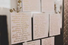 calligraphy seating chart modern calligraphy wedding