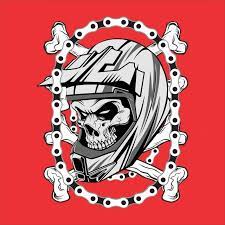 Skull logo vectors free download. Gambar Tengkorak Memakai Motocross Helmet Dengan Lukisan Tangan Vektor Rantaian Tengkorak Topi Keledar Melampau Png Dan Vektor Untuk Muat Turun Percuma Gambar Tengkorak Seni Vektor Tengkorak