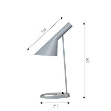 This practical floor lamp is a masterpiece of danish design created by danish. Buy Louis Poulsen Aj Desk Lamp Light Grey By Arne Jacobsen Dmlights Com