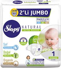 sleepy natural 1 numara yenidogan 80 li jumbo paket bebek bezi fiyatlari ozellikleri ve yorumlari en ucuzu akakce