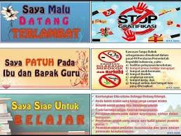 Membuat Baner Logo Tagline Gratifikasi Guru Pemerintah Sekolah Dasar