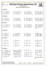 There are 10 questions on each page with answers on the second page. 21 Linear Equations In One Variable Worksheet Pdf Algebra Worksheets Solving Linear Equations Solving Equations
