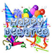 Belated Birthday Animatedimagepic Animated Glitter Gif Images Happy Belated Birthday Happy Birthday Greetings Belated Birthday