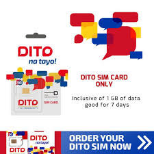 How to load dito sim using gcash. Dito Sim Card Only With 1gb Free Of Data For 7 Days Accepts Cod Shopee Philippines