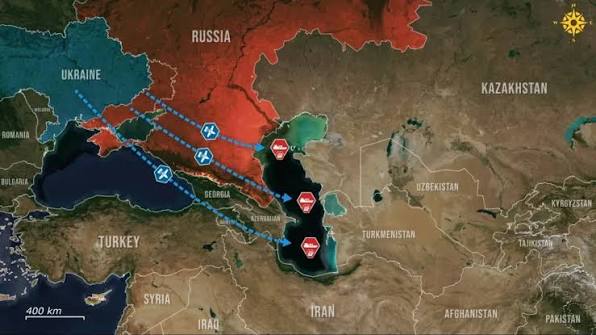 President Volodymyr Zelenskyy said on July 25 that Ukrainian forces had  achieved “very good results” in strikes on Russian targets in the Caspian  Sea, including vessels involved in transporting military cargo to