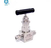 ‫صمام بإبرة الضغط العالي 6000psi SS304 مزدوج 1/4 "NPT‬‎