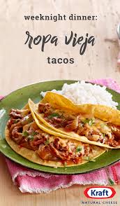 Ropa Vieja Tacos Make A Tasty Impression On Your Dinner Table With This Homemade Taco Recipe This Cuban Creation Might E Recipes Mexican Food Recipes Dinner