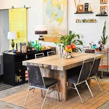 staggered wood dining table west elm