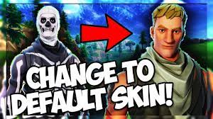 How to change to default skins. How To Default Skin Glitch Change Skins To No Skins Season 5 Updates Fortnite Battle Royale Youtube
