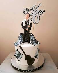 What A Fabulous Cake Of Cliff Richard My Cake Topper Compliments This Style Beautifully Happy 70th Birthday Nin Happy 70 Birthday Cake Toppers 70th Birthday