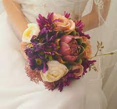 歐式複古宮廷新娘手捧花高端新娘伴娘手捧花包郵多肉 purple bridal bouquet fall wedding flowers flower bouquet wedding