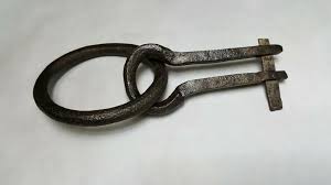 Antique Forged Iron Ox Yoke Ring Clevis And Pin Blacksmith Made Original Ebay Blacksmithing Forged Iron Antique Wagon Wheels