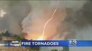 These whirls typically have a wind speed of 100 to 300 mph and travel in any given direction at a speed of five to seven mph. What Causes A Fire Tornado Or Firenado To Form Youtube