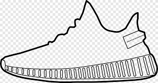 This content for download files be subject to copyright. Adidas Yeezy Nike Air Yeezy Coloring Book Drawing Shoe Adidas White Monochrome Png Pngegg