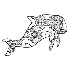 The ultimate (free!) printable collection 8 decorative elephant coloring pages for adults top 100 fish coloring pages: 30 Free Printable Geometric Animal Coloring Pages The Cottage Market