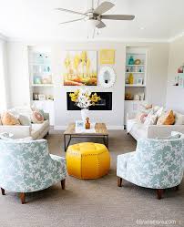 Four Chairs Furniture Hiya Papaya Photography Yellow Living Room Home Home Decor