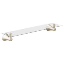 Hundreds of bathroom furniture brands ship free. Moen Yb0390nl Polished Nickel Flara 21 Glass And Zinc Bathroom Shelf Faucet Com