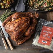 Place turkey neck, carrots, celery, and remaining onions and thyme in large roasting pan. Traeger Turkey Brine Rub Kit Traeger Grills