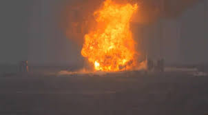 Explosion definition, an act or instance of exploding; Spacex Starship Prototype Destroyed After Static Fire Test Spacenews