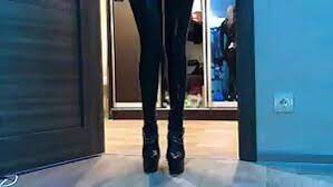 Seamless nylon catsuit dresses mature woman. Elisa Strips In Nylon Catsuit Cumpornhub Com