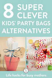 Alternative Party Bag Ideas For Kids Party Bags Kids Party Favors For Kids Birthday Birthday Favors Kids