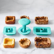 Boat Press Set Pampered Chef Chocolate Chip Cookie Cups Rice Cereal Treats
