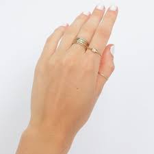 Diana Mitchell: Ring, Emerald Cut Diamond, Diamond, .1ct, 18K gold, size 5  3/4