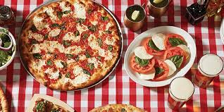 A foldable yet crispy thin crust pizza that is both soft and slightly browned with a salty cheese and smooth, sweet red sauce. Home Page Coal Fired Brick Oven Pizzeria Grimaldi S