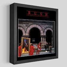 Rush Moving Pictures Shadow Box Art