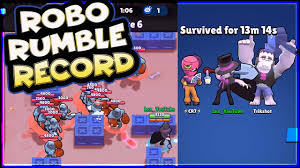 Identify top brawlers categorised by game mode to get trophies faster. World Record Robo Rumble How To Beat 13 Minutes Brawl Stars Youtube