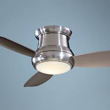 52 Minka Aire Concept Ii Brushed Nickel Hugger Ceiling Fan 70521 Lamps Plus Hugger Ceiling Fan Ceiling Fan Flush Mount Ceiling Fan