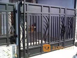 Untuk ukuran pagar yang ideal adalah antara 1.2 hingga 1.5 meter, namun sebaiknya harus disesuaikan dengan. Jasa Pembuatan Pintu Pagar Minimalis Harga Murah Di Balikpapan Balikpapan Jualo
