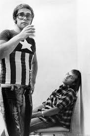 Elton John Bernie Taupin Nyc 1971 Bob Gruen They do a very, very good job of chronicling how our relationship has remained intact over the years. elton john bernie taupin nyc 1971