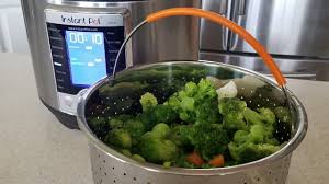 Steamer Basket For 6qt Or 8qt Instant Pot Pressure Cooker From Frozen Vegetables Steamed Broccoli Youtube