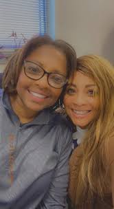 Parent daughter picture and compliments