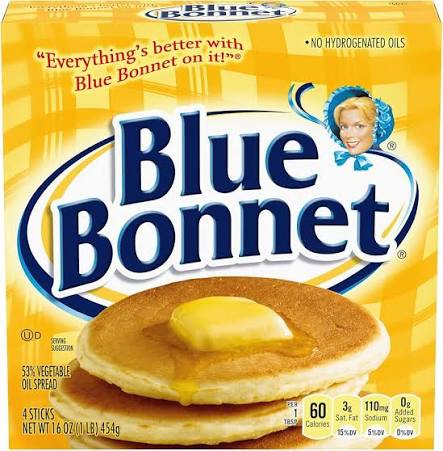 Amazon.com: Blue Bonnet Spread Quarters, Butter Substitutes, 16 oz, 4 Sticks | Fits a low carb lifestyle; fresh until you are ready to use it; great for cooking, baking & spreads easily