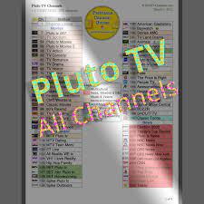 My vizio tv had pluto tv in it and it does not do this. Pluto Tv Channel Guide Complete By Channel Number Tv Channel Guides