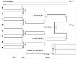 6 Printable Tournament Brackets Templates For Word And Excel