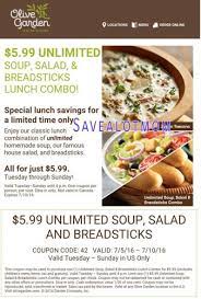 Olive Garden Unlimited Soup And Salad Lunch Times gambar png