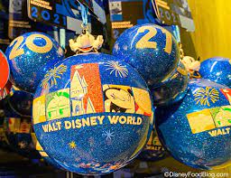 Disney Christmas Ornaments 2021 Photos These 2021 Ornaments At Disney World Have Us Ready For The New Year The Disney Food Blog