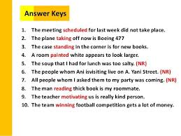 Grammar Reducing Adjective Clause Adjectives Relative Clauses Grammar