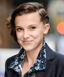 Classic Half Up Half Down Hairstyles For Every Hair Length Millie Bobby Brown From Instyle Com Atrizes My Idol Elenco De Stranger Things