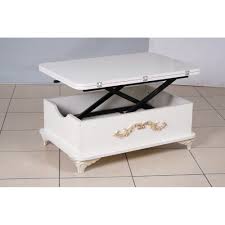 Product title ktaxon lift top coffee table modern furniture hidden compartment and lift tablet black average rating: Arzezum Smart Coffee Table Convertible Lift Up Tables Rectangle Yes Adjustable Height Modern Contemporary 3 And 4 Legs White Wood From Overstock Com Accuweather Shop